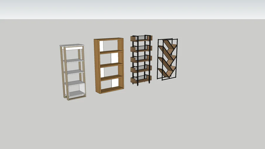 Open Rack - Shelving | 3D Warehouse