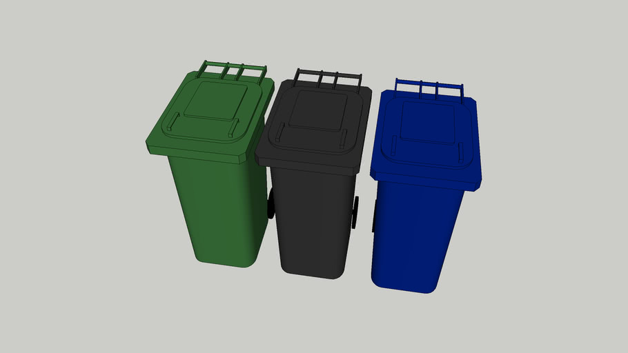 Wheelie Bins 3D Warehouse