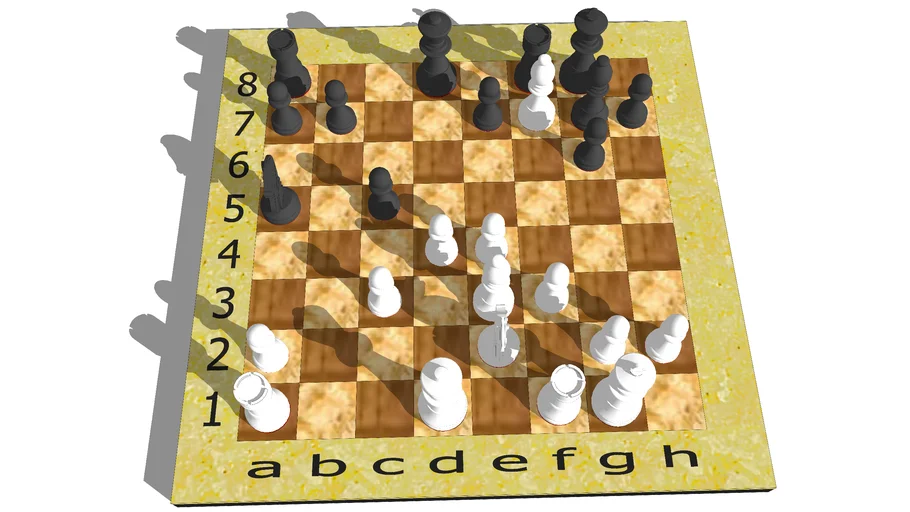 Chess - Semi-closed game opening | 3D Warehouse