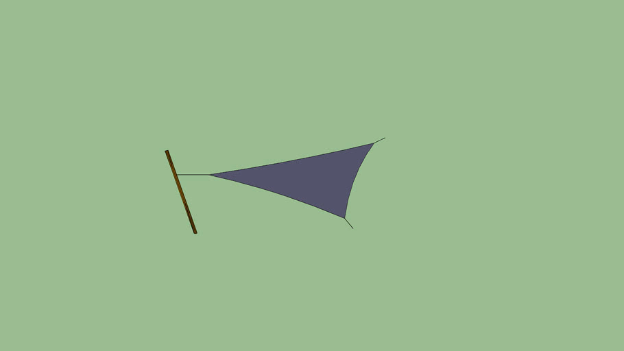 Triangular Sail 5x5x5 75° pos 2