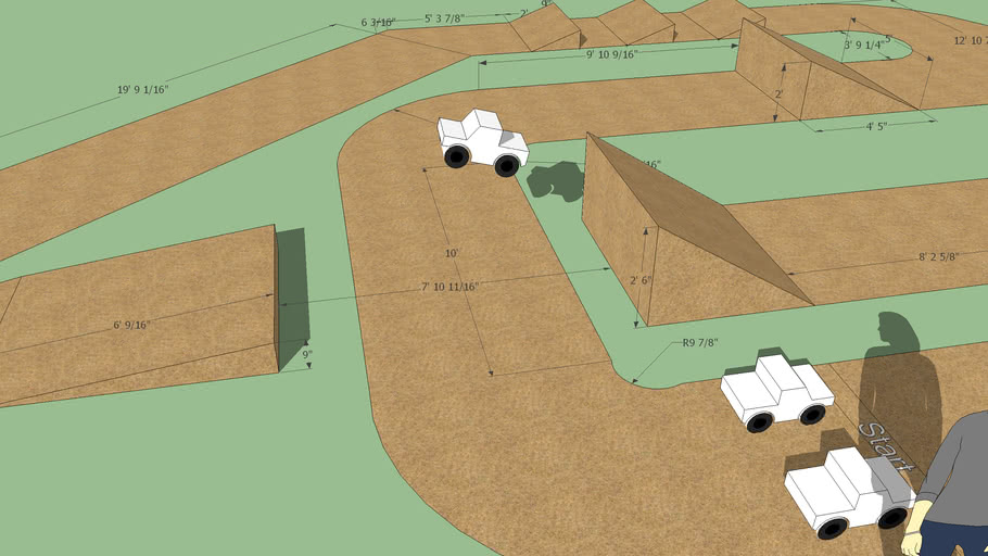 RC Short Course 1:10 Dirt Track | 3D 