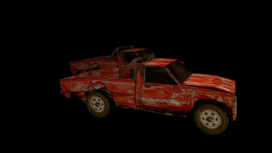 top gear toyota hilux crashed 3D Warehouse
