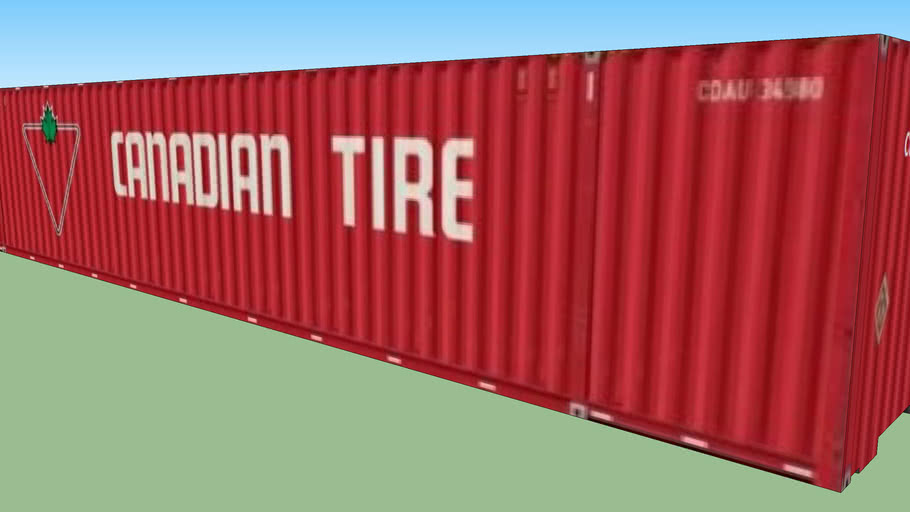CANADIAN TIRE Container 53' 3D Warehouse