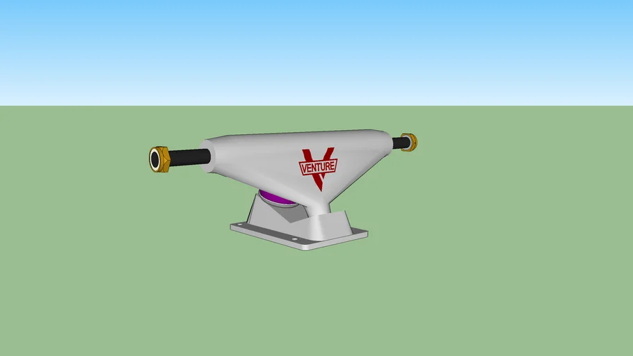 Venture Polished/Purple Bushings (Team Truck) 3D Warehouse