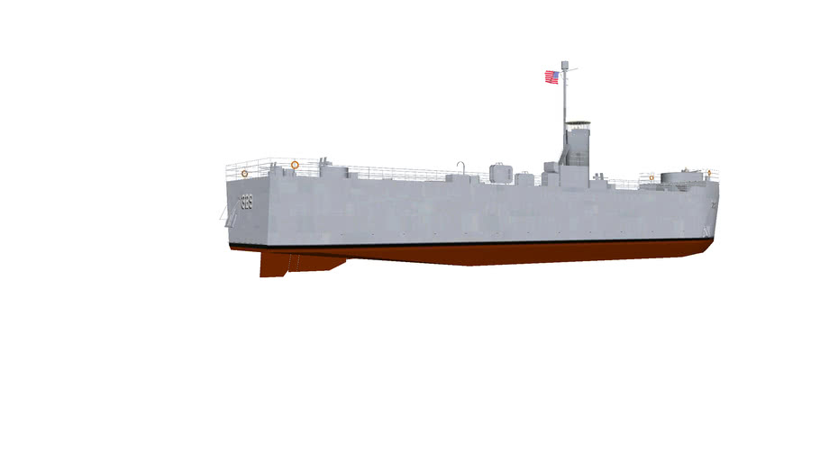 USS LSM-1 Class Landing Ship Medium | 3D Warehouse