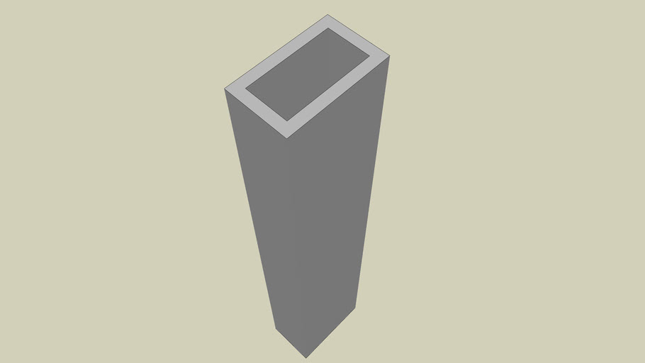 STEEL SECTION - RECTANGULAR HOLLOW SECTION 50 X 30 - PART 081 OF 180 ...