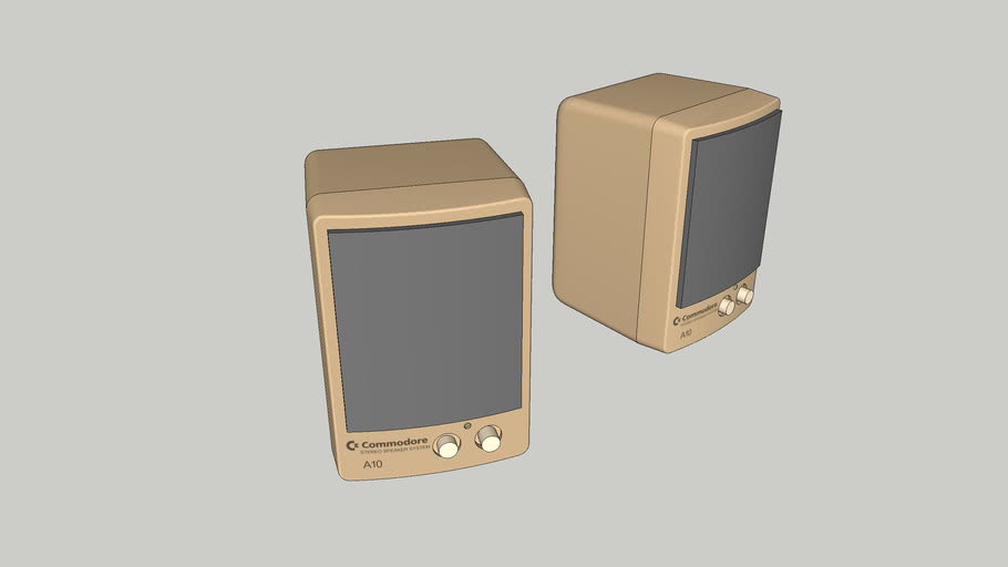 commodore-a10-speakers-3d-warehouse