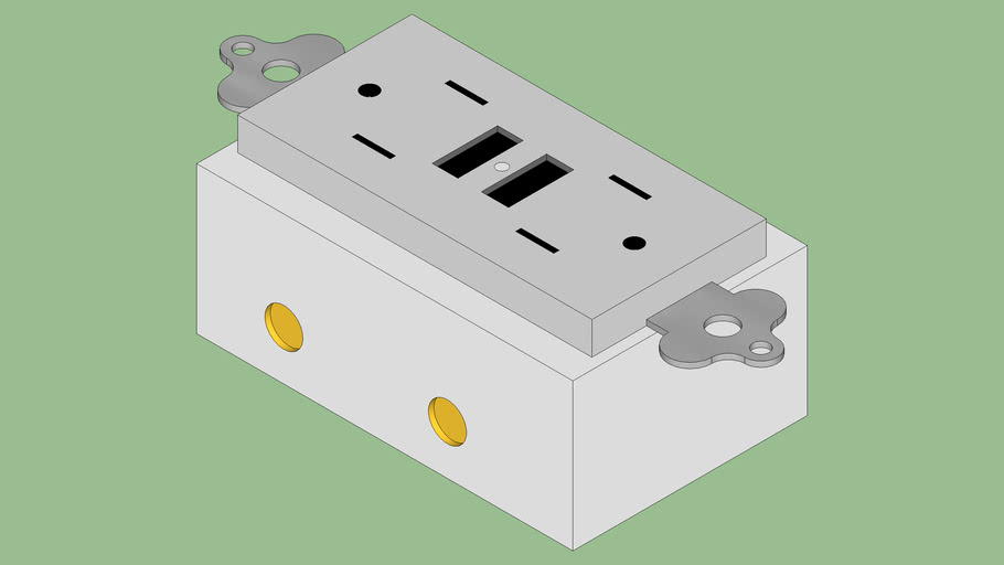 Electrical, Outlet GFI 3D Warehouse