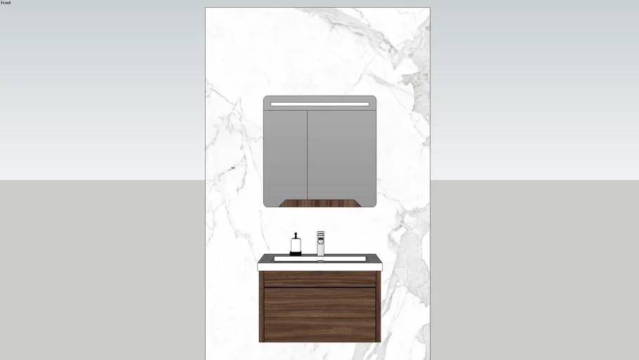 Integra Bathroom Cabinet | 3D Warehouse