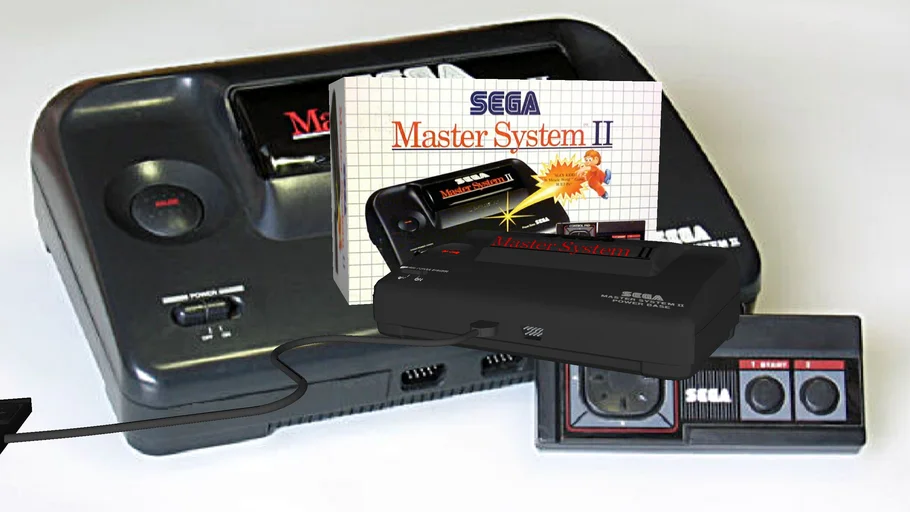 SEGA Master System 2 mit karton | 3D Warehouse