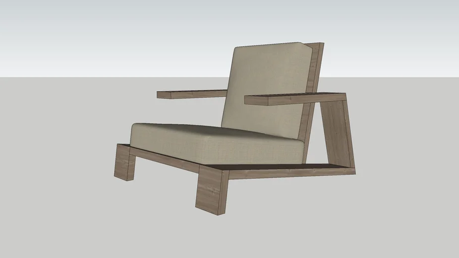 RH TEAK OUTDOOR CHAIR