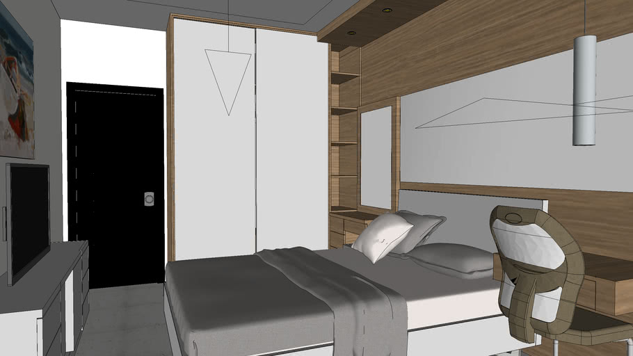 Minimalist Bedroom | 3D Warehouse