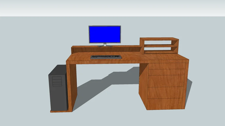 custom_desk_1 3D Warehouse