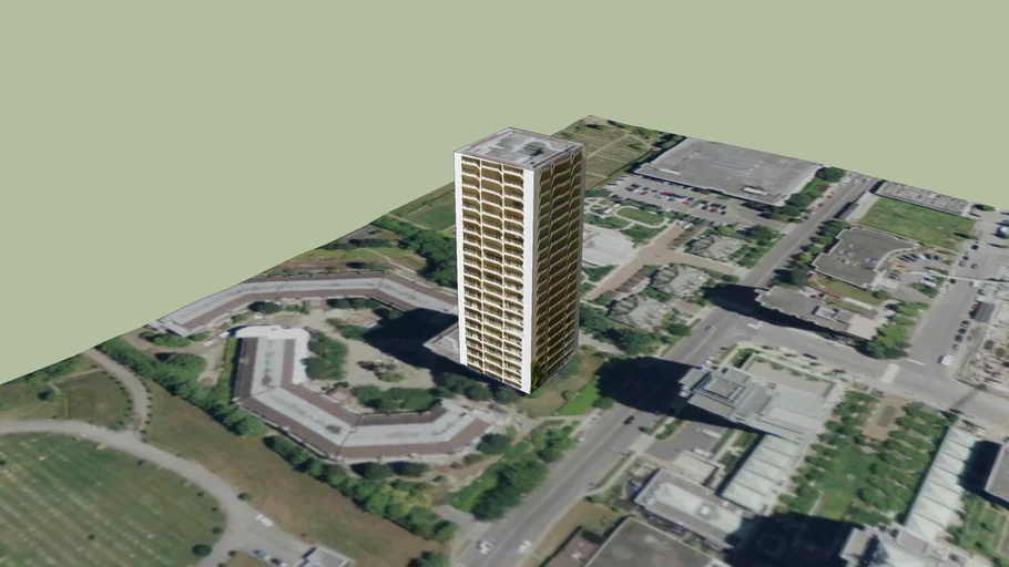 Brent Gardens Apartment Building 3D Warehouse