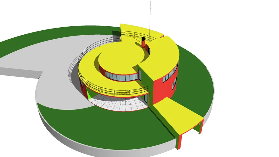 Arne Jacobsen House of the Future 3D Warehouse