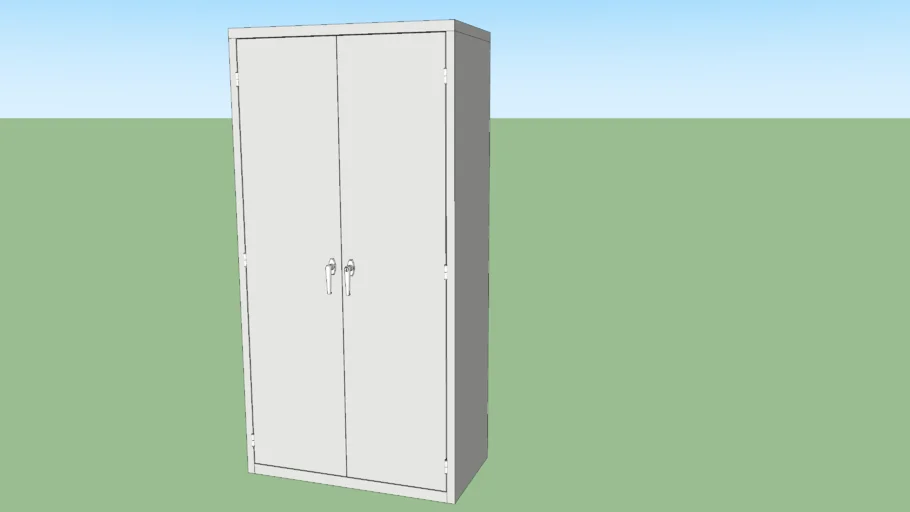 Locking Metal Storage Cabinet