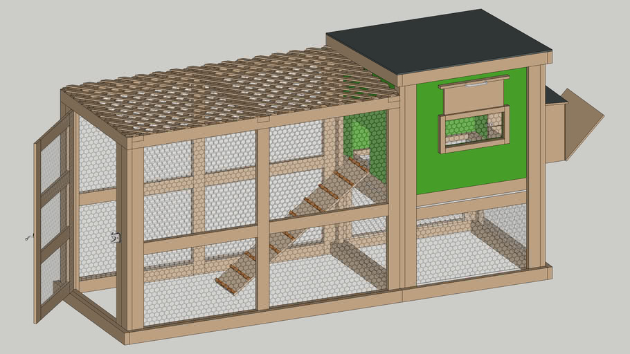 Chicken Coop 3D Warehouse