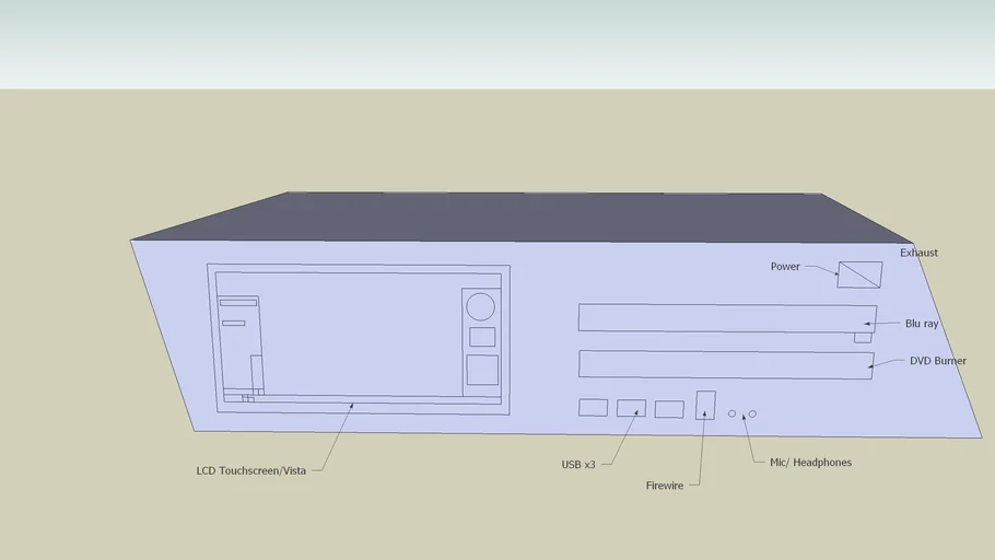 htpc concept | 3D Warehouse