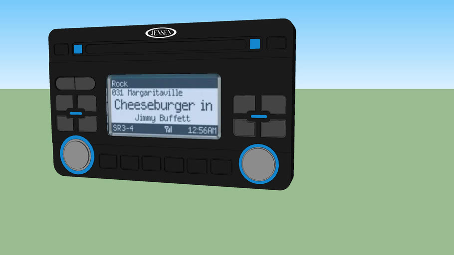 Jensen radio receiver (JRV210) 3D Warehouse