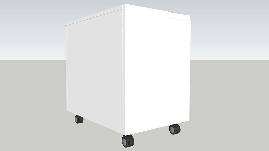 Small cabinet on wheels - one door