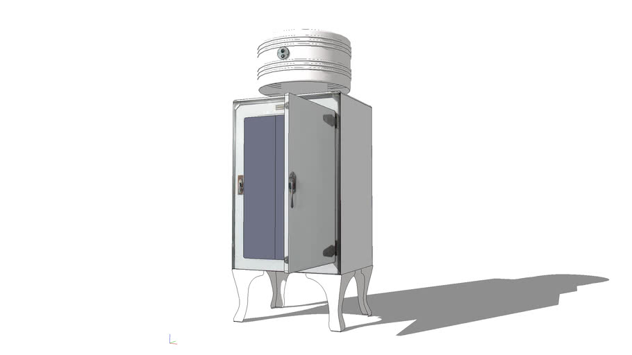 General Electric 1927 refrigerator 3D Warehouse