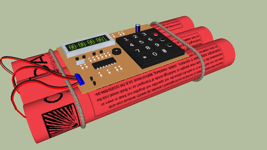 Timer bomb 3D Warehouse