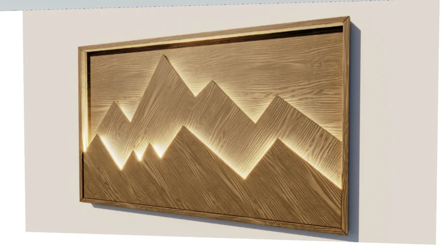 wood wall decor - - 3D Warehouse
