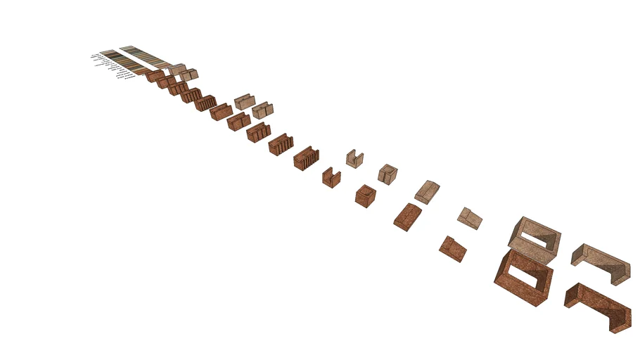 Mutual Materials CMU Blocks | 3D Warehouse