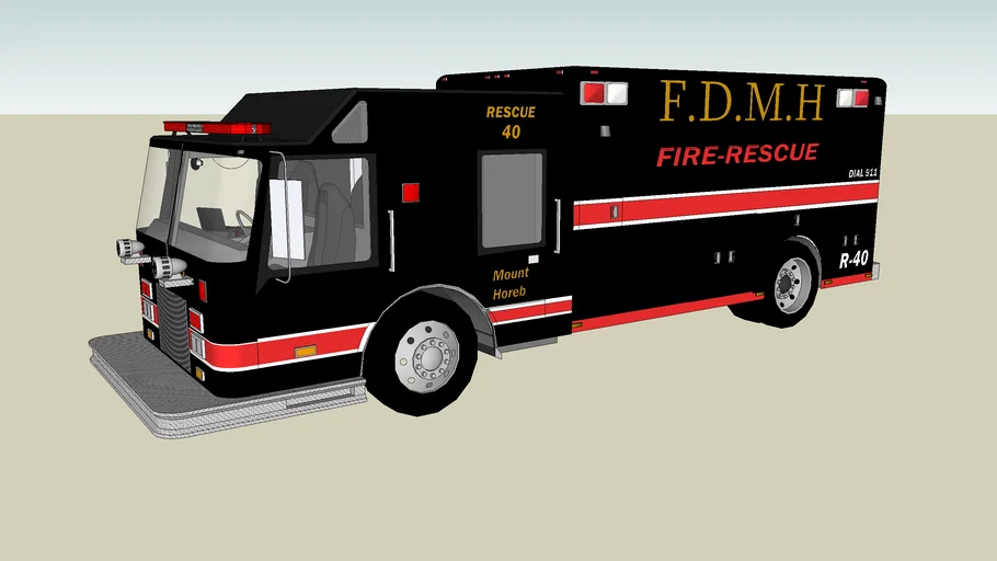 FIRE TRUCK (Fire Department Mount Horeb) 3D Warehouse