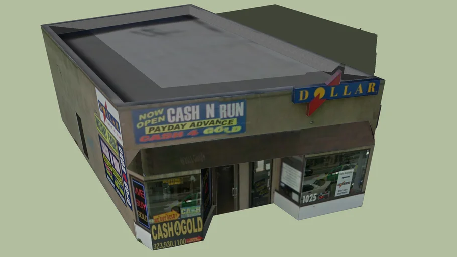 Dollar Car Rental in Los Angeles, Kalifornien 3D Warehouse