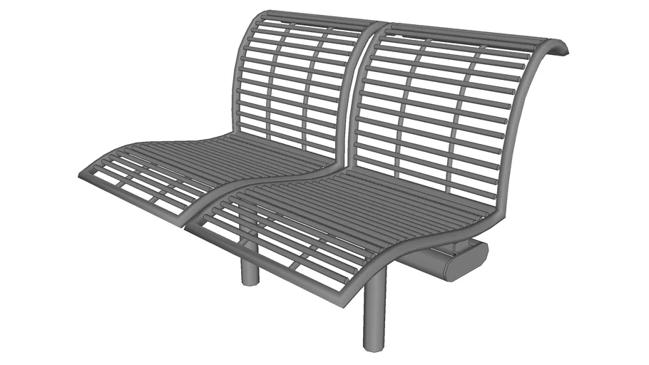 Presidio 2 Seat Bench | 3D Warehouse