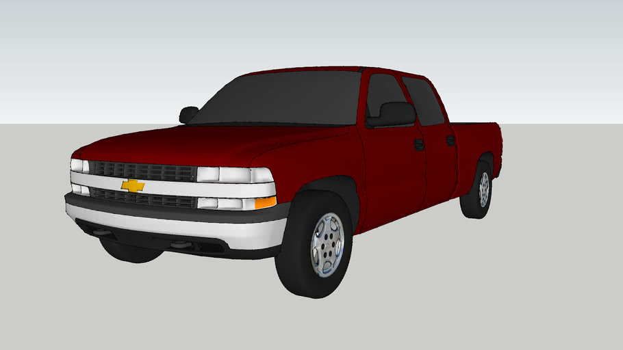 2001 Chevrolet Silverado 1500 Crew Cab Shortbed Pickup 3d Warehouse 7969