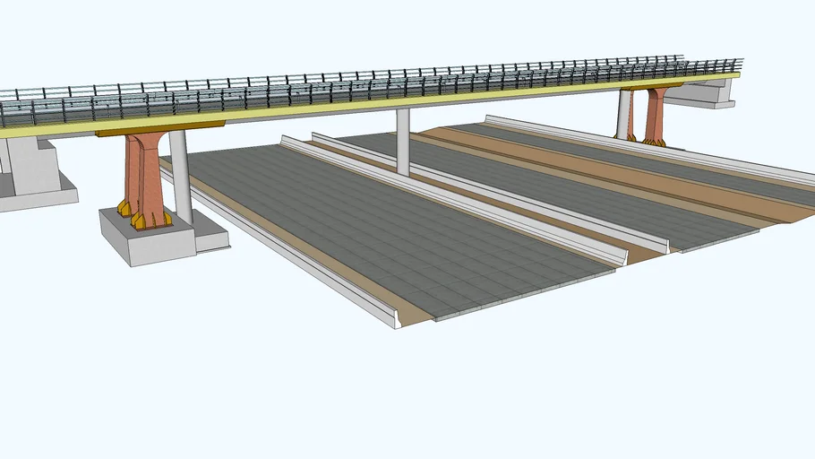 concrete bridge | 3D Warehouse