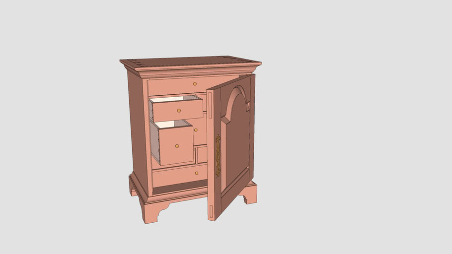 Pennsylvania spice box 3D Warehouse