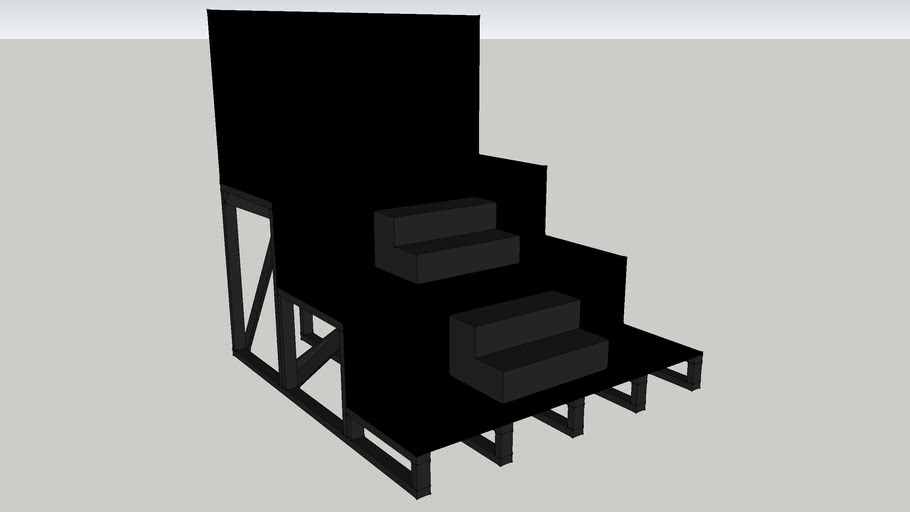 Complete 8 foot riser | 3D Warehouse