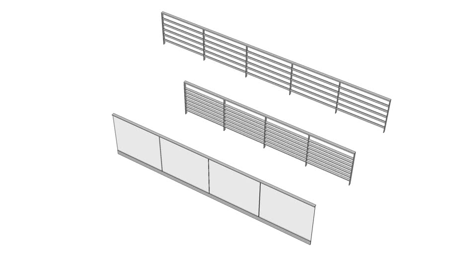 Dynamic Railing_set2 3D Warehouse