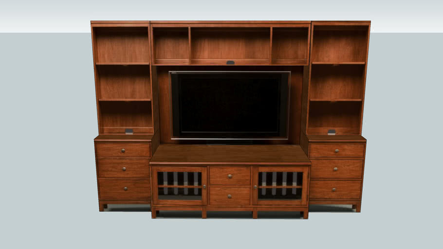 Ethan Allen tango modular media unit 3D Warehouse