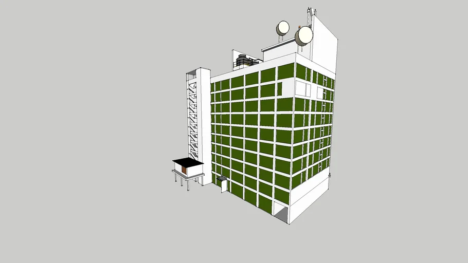 9 story building Quick model | 3D Warehouse