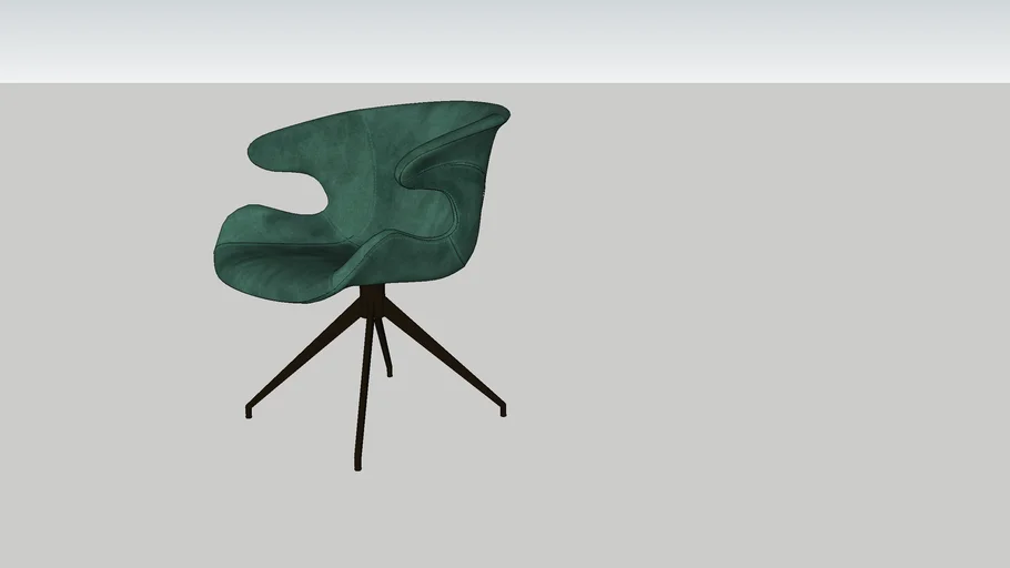 Soldaat uitrusting spiritueel ZUIVER - Mia armchair green | 3D Warehouse