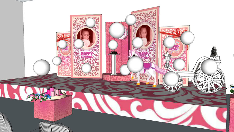 Birthday Event Stage | 3D Warehouse