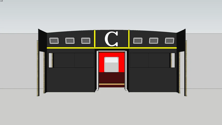 Adam House Bar & Box Office 3D Warehouse