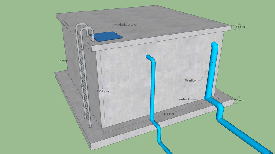 water tank 3D Warehouse
