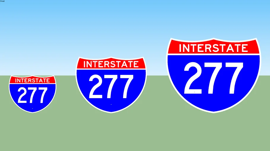 Interstate 277 Sign
