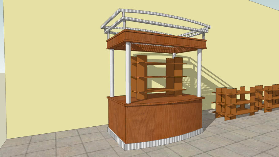Food Kiosk 3D Warehouse