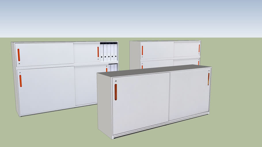 Vitra ACSU Office Storage Unit | 3D Warehouse