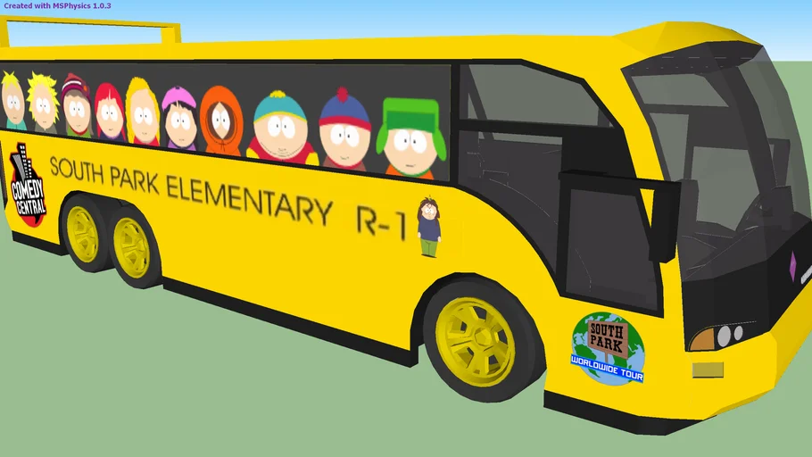 South Park South Park Elementary Coach | 3D Warehouse
