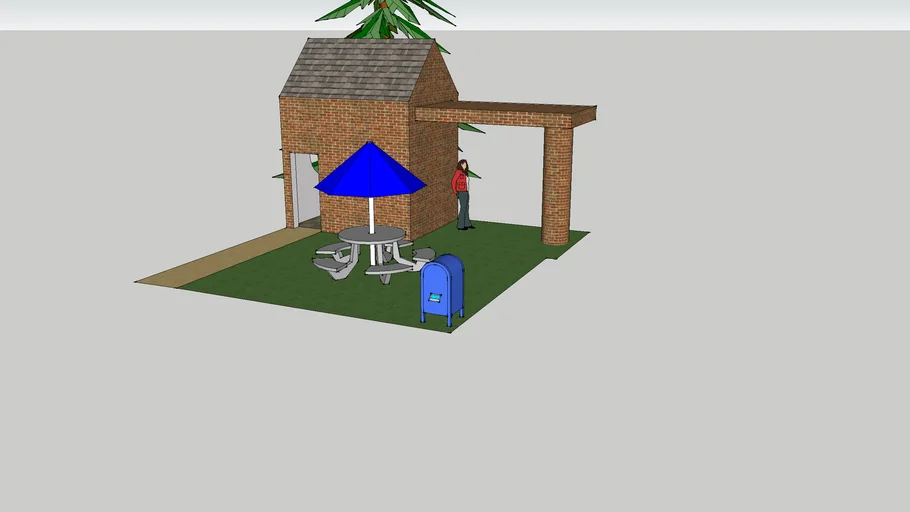 Petite maison miniature 3D. illustration d'objet rendu 12794527 PNG