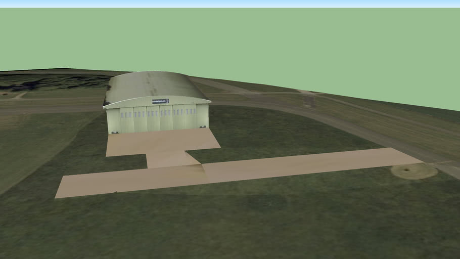 Delta Jets Hangar, Kemble Airfield, Gloucestershire 3D Warehouse