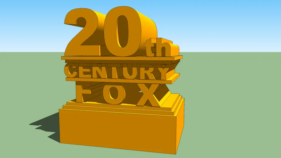 20th fox 3d. 3d 20 Century Fox. 20 Век Фокс 3д модель. 20th Century Fox Fox interactive. Три Фокс 25.