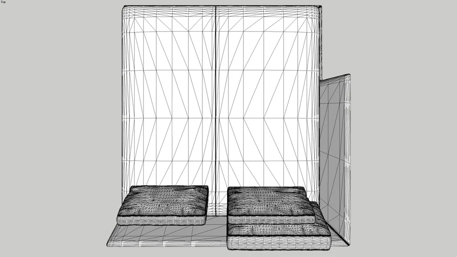 B&B ITALIA ATOLL chaise longue 137 3D Warehouse